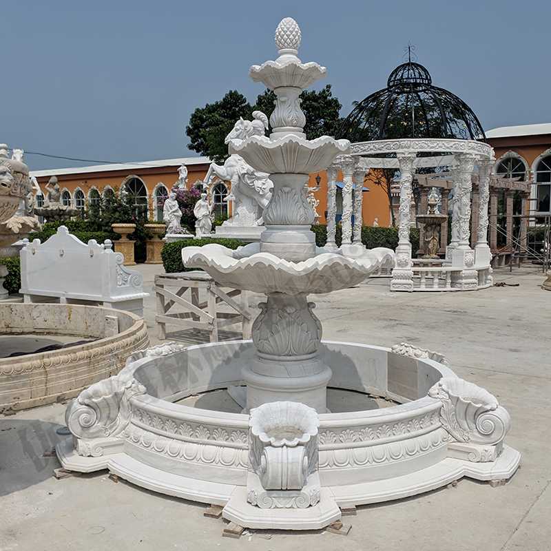 海螺大理石噴泉，海螺噴泉，大理石噴泉，石雕噴泉廠家