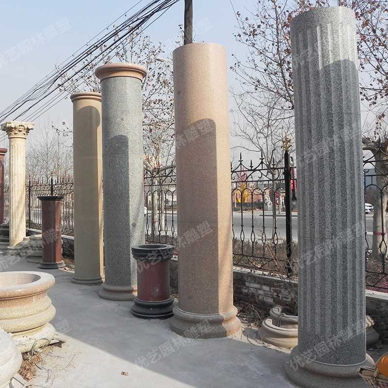 裝飾羅馬柱，石雕羅馬柱