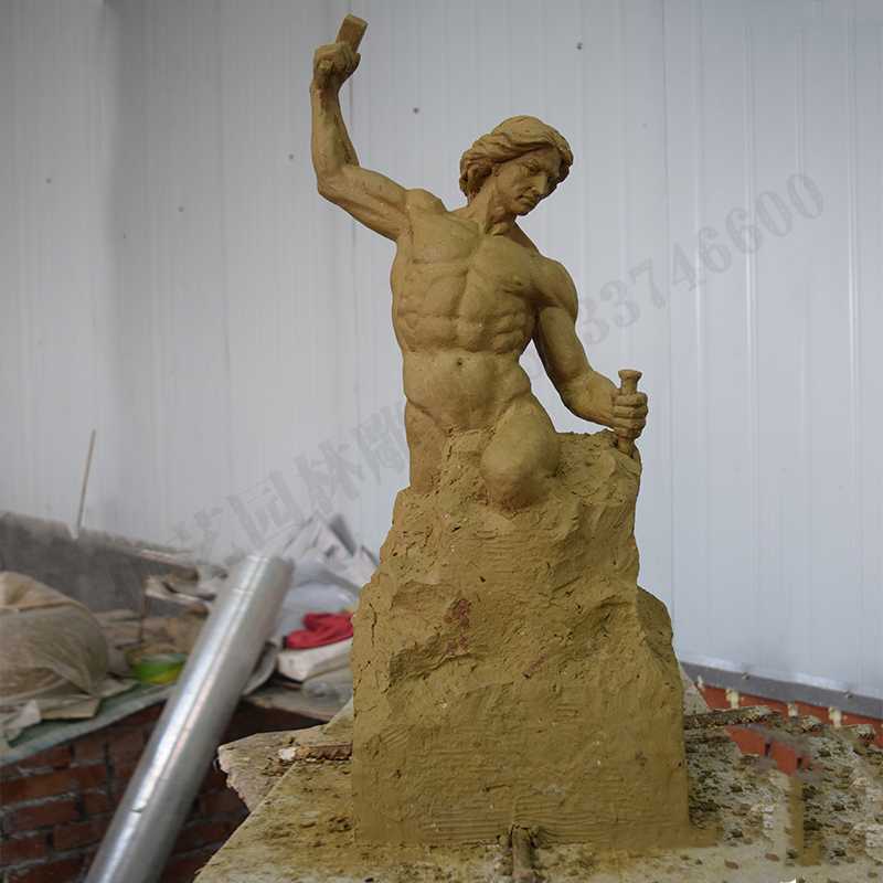 自我雕刻，雕刻自我，自我雕刻雕塑